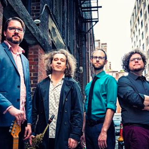 Photo of members of the Hinge Ensemble