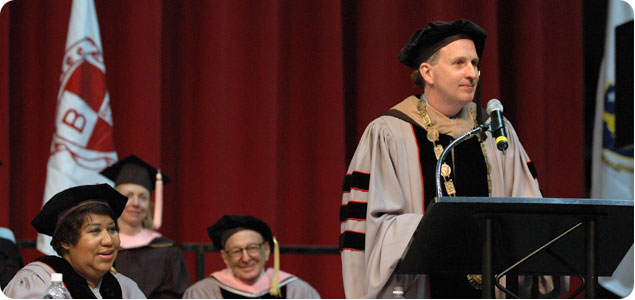 Image of Roger Brown addressing students.