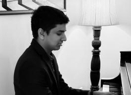 Sriram Narayanan playing piano