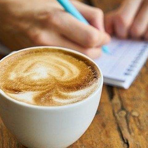 coffee and notepad