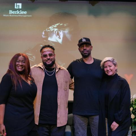 Panel members at 15th Annual Business of Hip-Hop Music Symposium