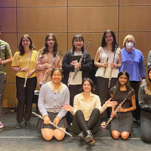 Berklee Winds FLutes and Piano