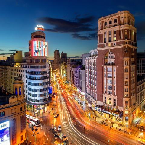 Madrid, Spain city external shot