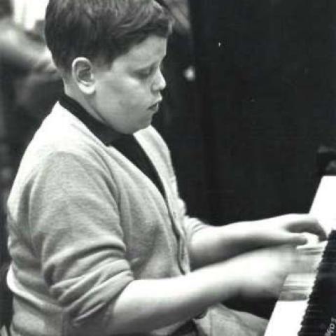 Kenny Werner as a young boy