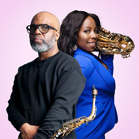 Tia Fuller and Jaleel Shaw