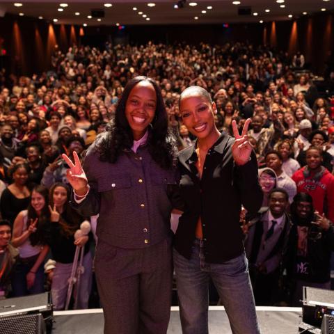 Victoria Monét and Latoya Lee at Career Jam 2026