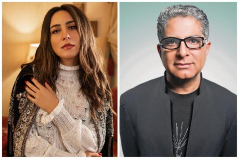 Mayssa Karaa and Deepak Chopra