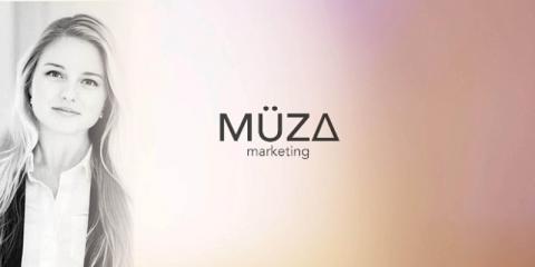 Pictured: Muza marketing logo