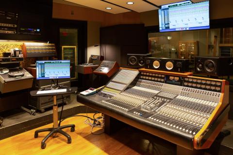 Studio A control room