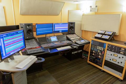 150-156 BPC Studio control room