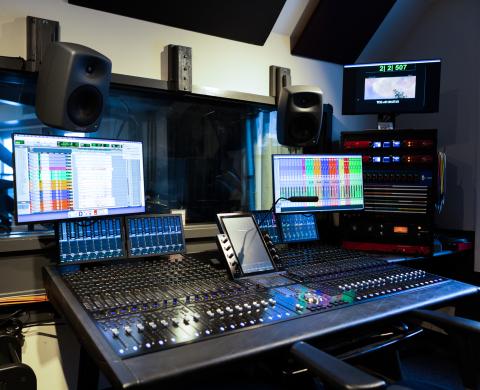 Studio 165 control room