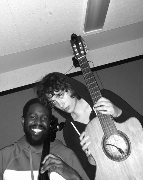 Gabriel Jasmin (cello) and Gavi Kamen (guitar)