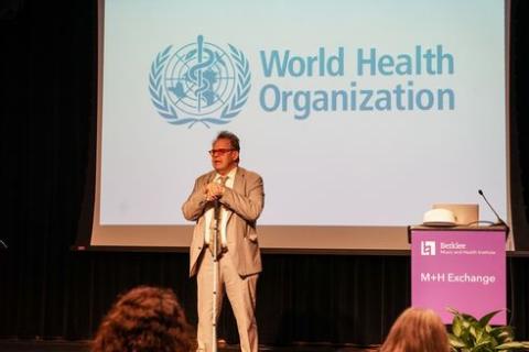 Christopher Bailey of the World Health Organization