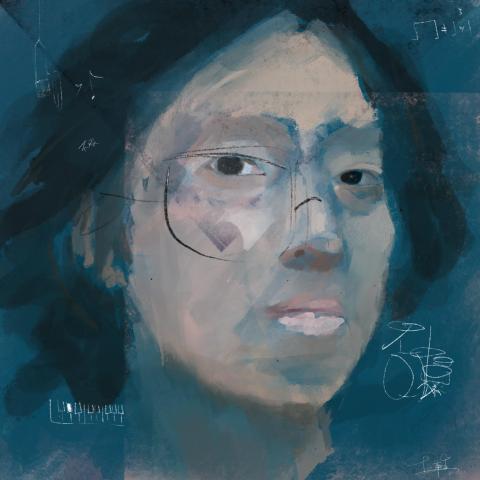 Portrait painting of Xiaozhou Chen