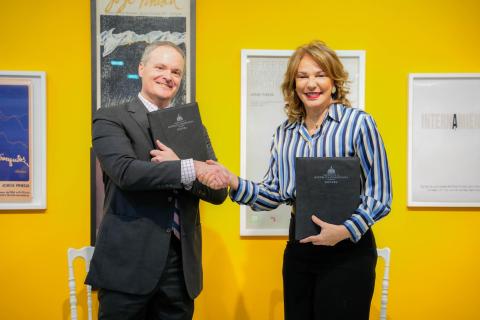 Robert Lageux and Milagros German