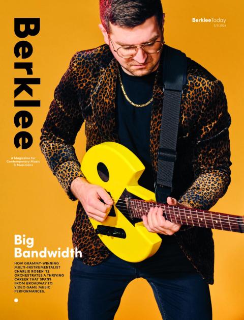 Berklee Today Magazine cover page '24
