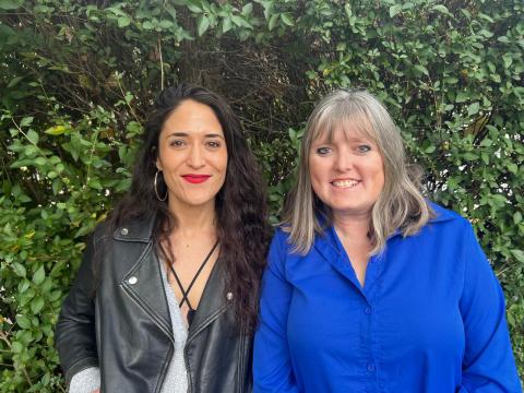 Paulina Márquez and Grace Puluczek