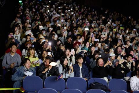 Berklee students at the JJ Lin talk