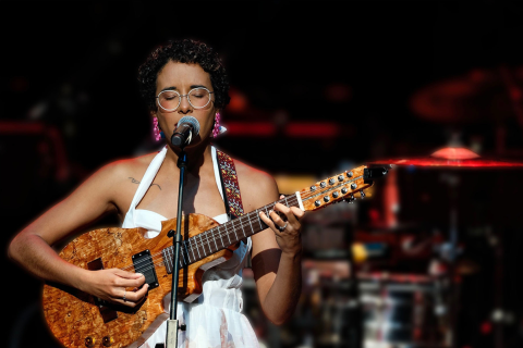 Fabiola Méndez BM ’18 performing at Berklee in Puerto Rico 30th Anniversary Concert.