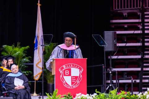Jill Scott address Berklee graduates