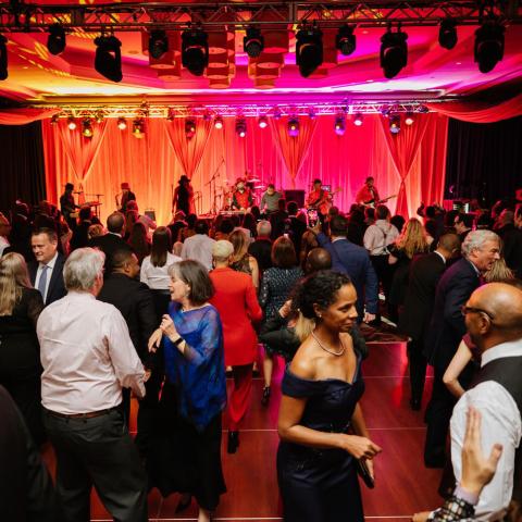 dance floor at gala