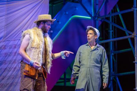 Alex Leondedis and John Kuntz in A Midsummer Night's Dream