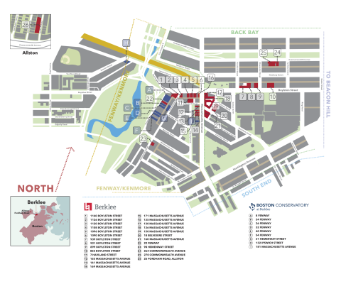 Berklee Campus Map